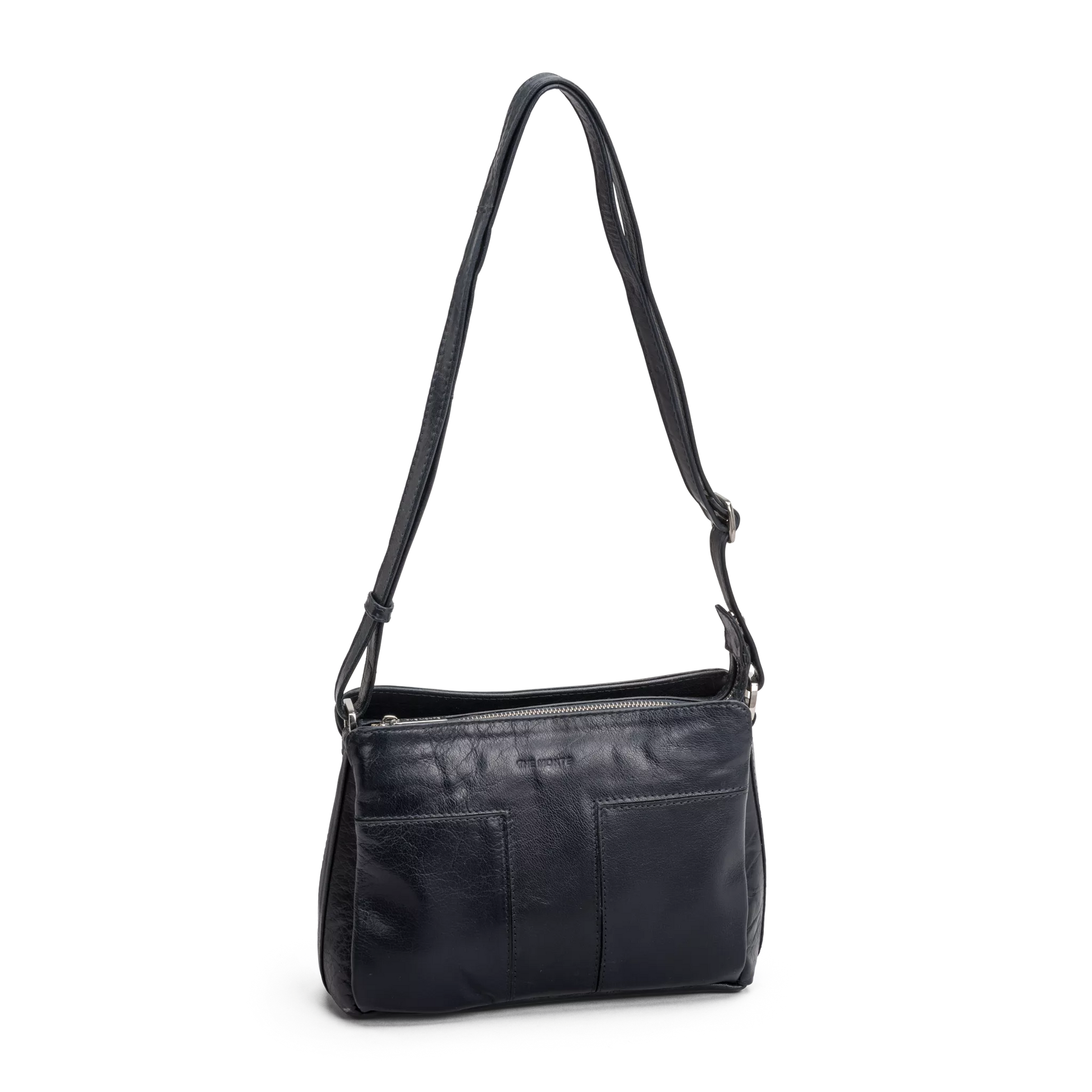 The Monte Crossover M Horizontal Axelremsväska - Marinblå - Travels And Bags