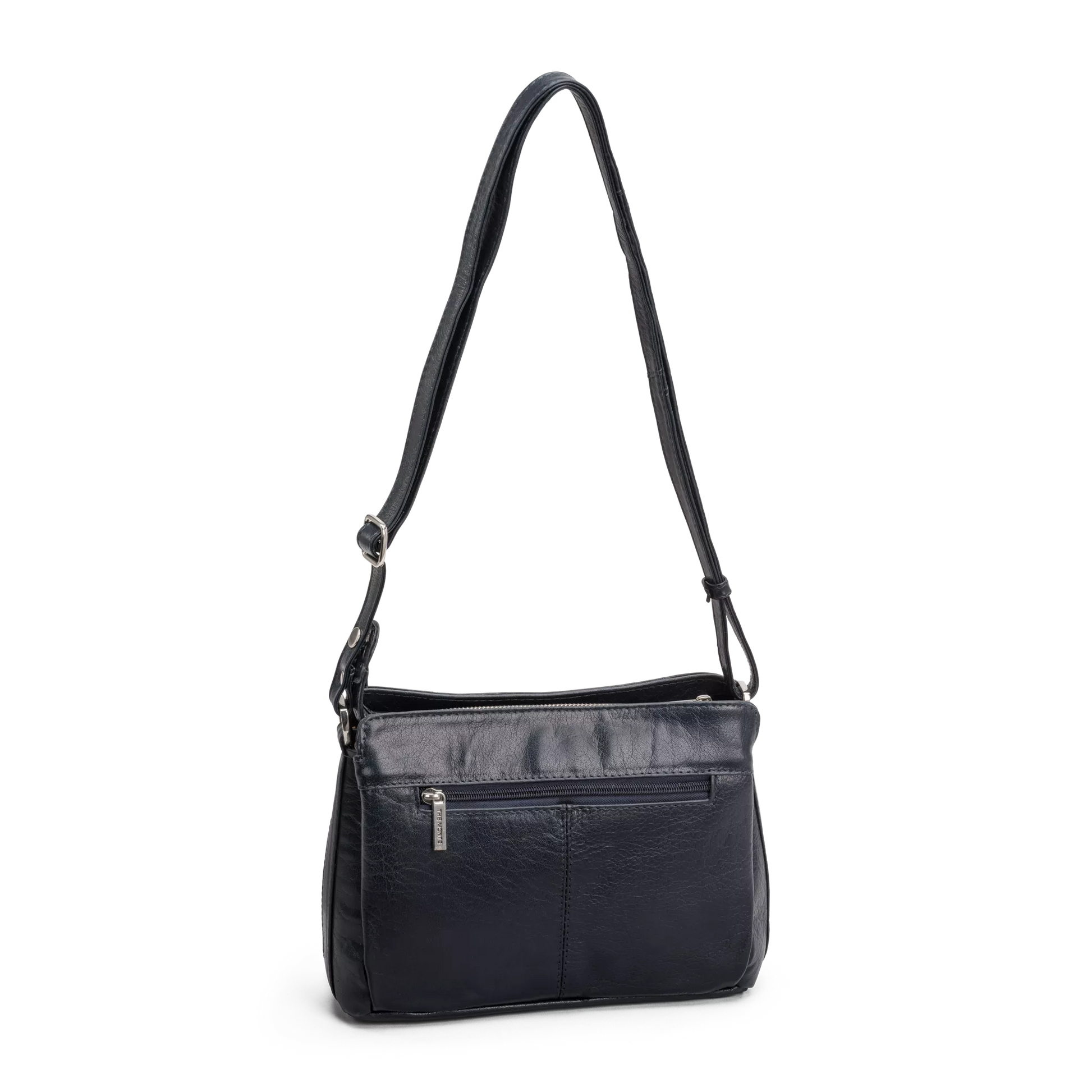 The Monte Crossover M Horizontal Axelremsväska - Marinblå - Travels And Bags