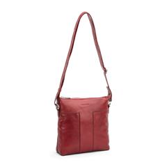 The Monte Crossover S Vertical Axelremsväska - Röd