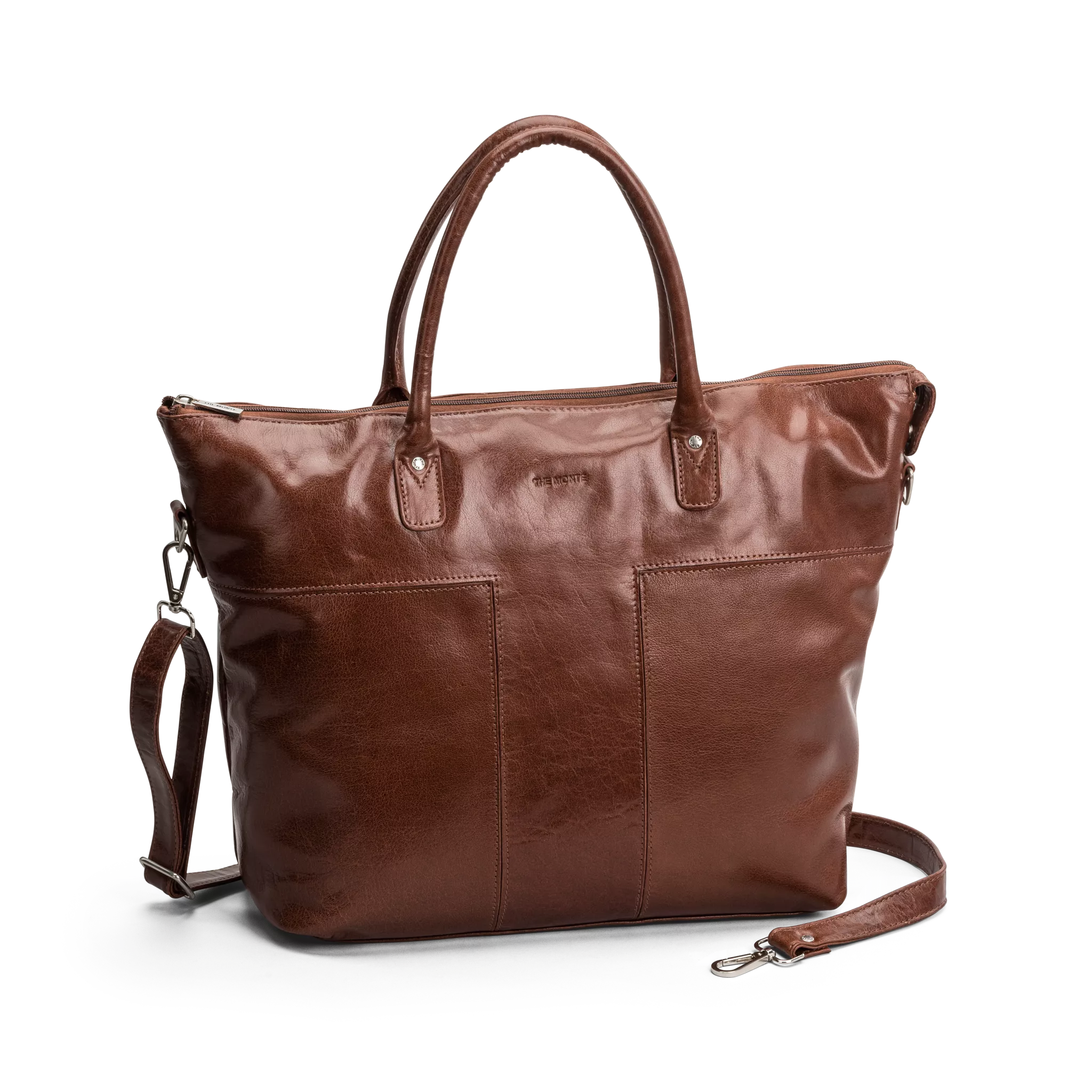 The Monte Workbag 14,1" L Väska - Cognac - Travels And Bags