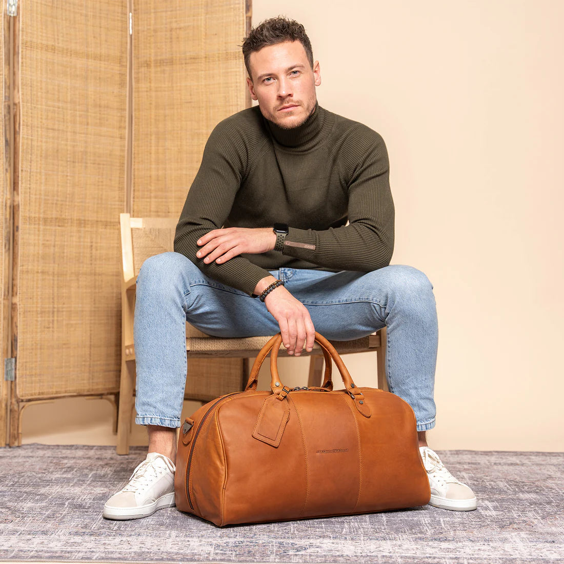 The Chesterfield Brand William Weekendbag - Cognac - Travels And Bags