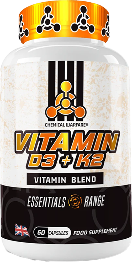 Chemical Warfare Vitamin D3 + K2 - 60 Kapslar
