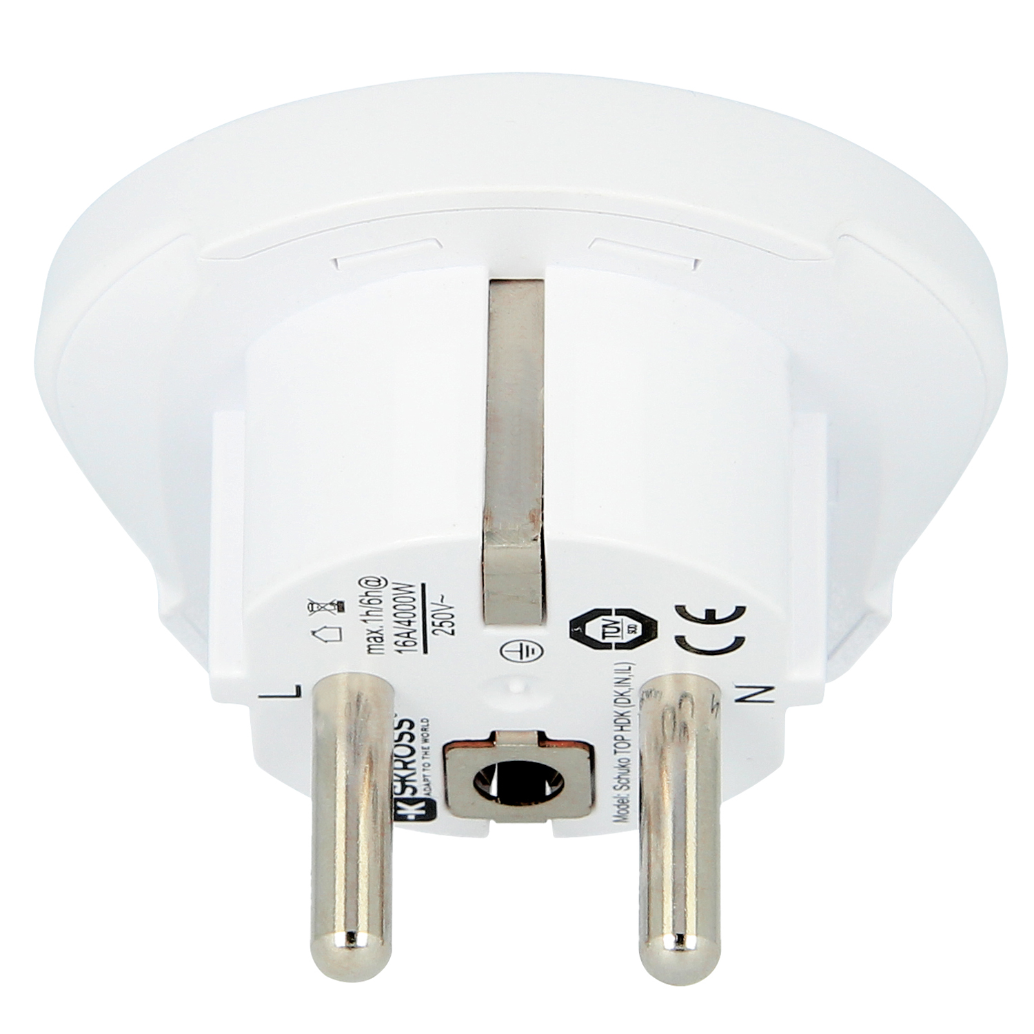 SKROSS - Reseadapter Indien/Israel/Danmark till Europa Jordad - Travels And Bags