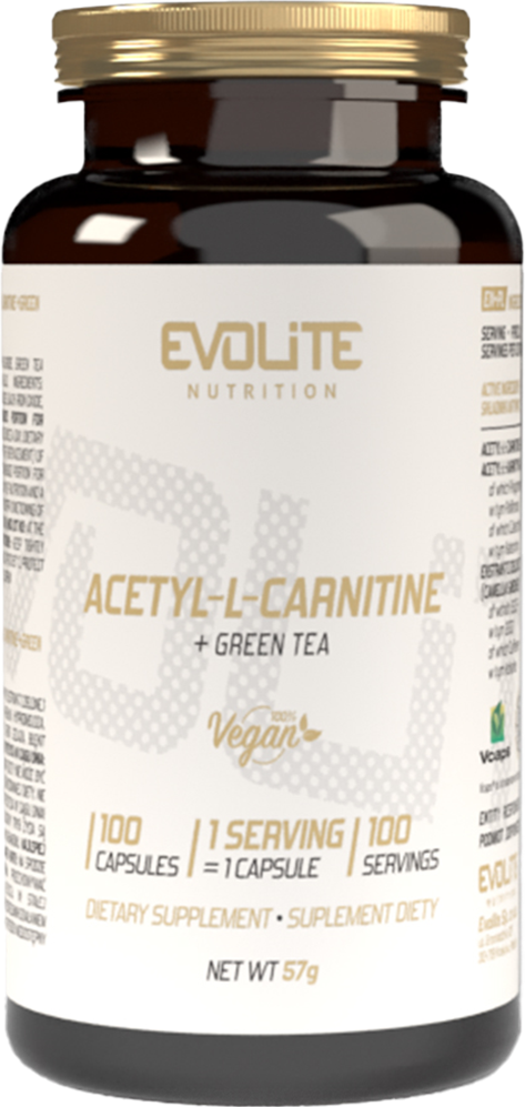 Evolite Acetyl L-Carnitine HCL - 100 Kapslar