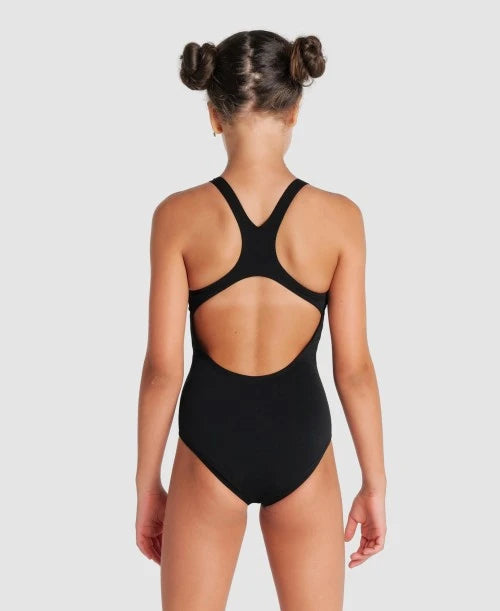 Arena Team Tjejbaddräkt Swim Pro Solid Svart-Vit