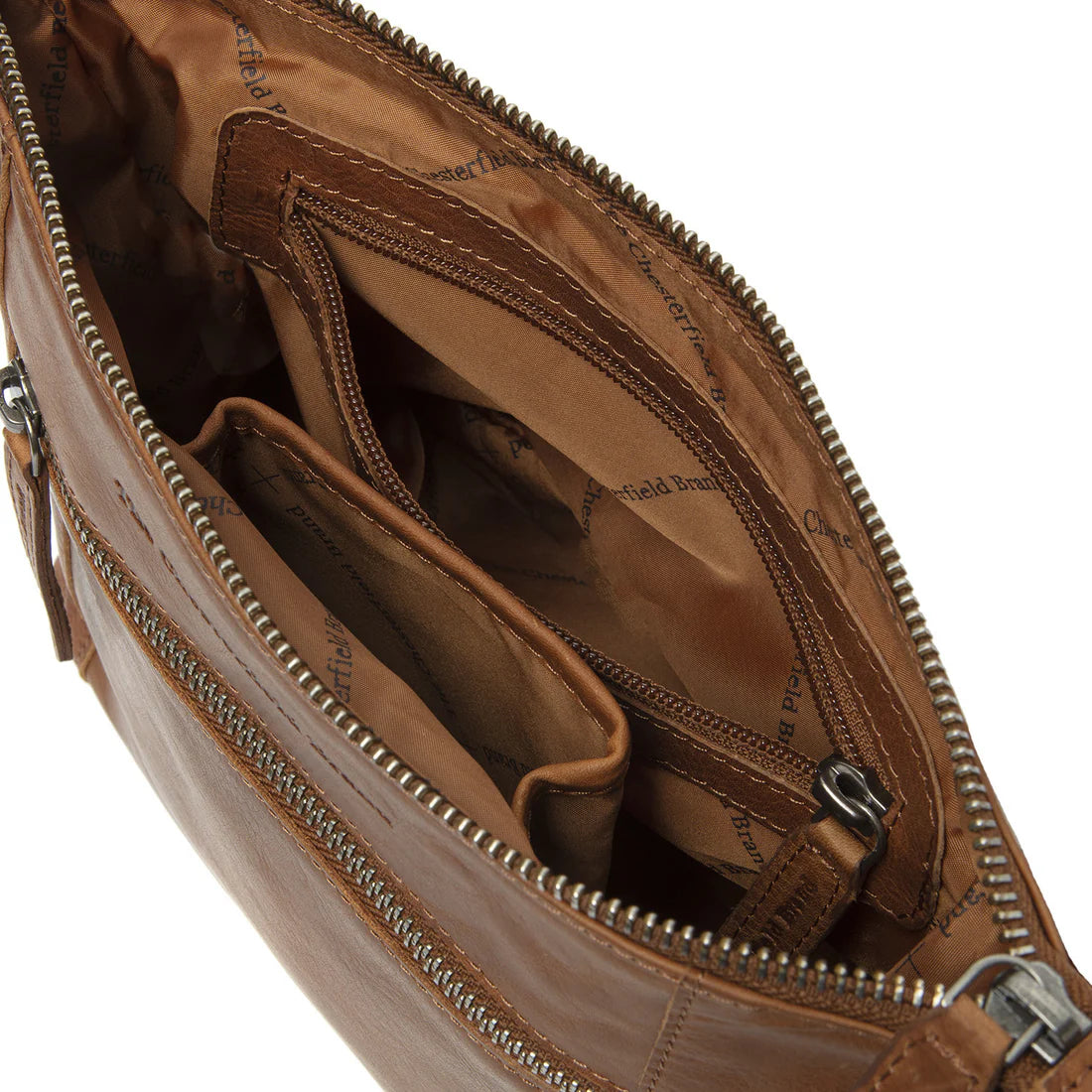 The Chesterfield Brand Faro Axelremsväska - Cognac - Travels And Bags