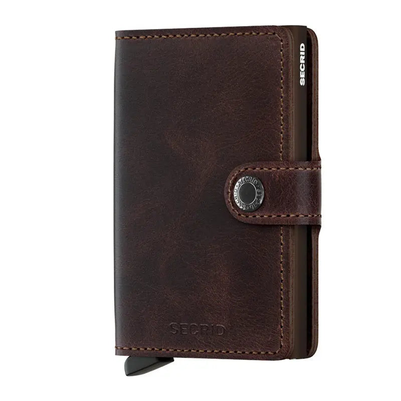 Secrid Miniwallet Kortplånbok - Vintage Brun - Travels And Bags