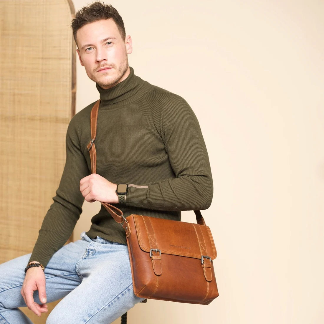 The Chesterfield Brand Matera Crossbodyväska - Cognac - Travels And Bags