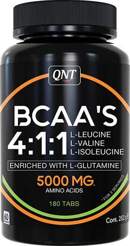 QNT BCAA 4:1:1+ L-Glutamine - 180 Kapslar
