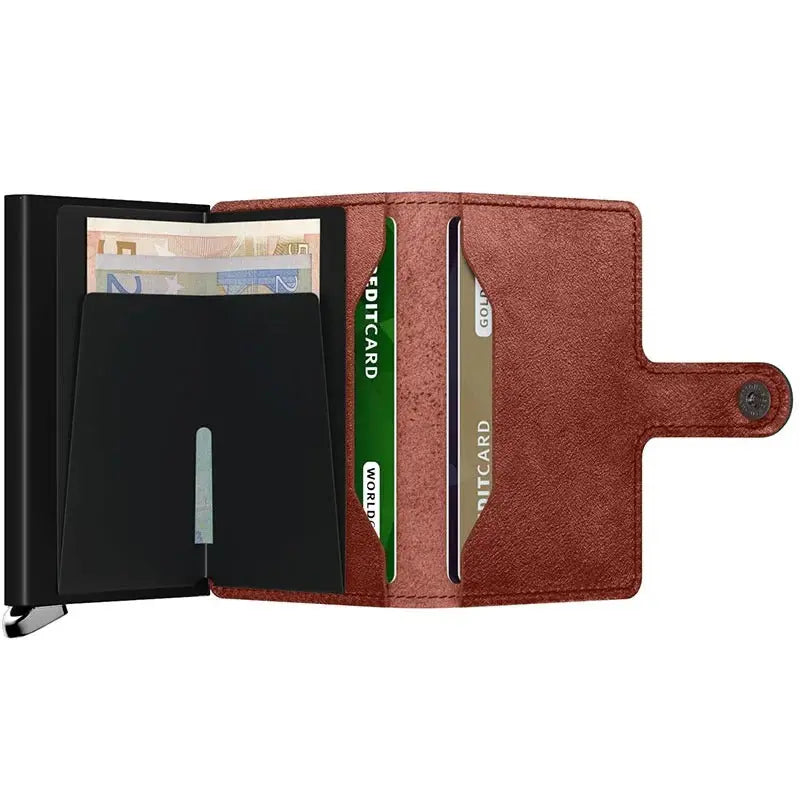 Secrid Premium Miniwallet Kortplånbok - Basco Brun - Travels And Bags