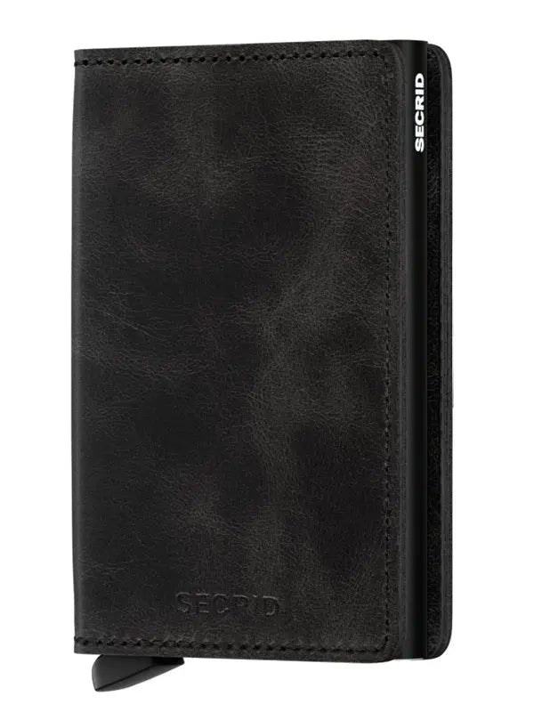 Secrid Slimwallet Kortplånbok - Vintage Svart - Travels And Bags