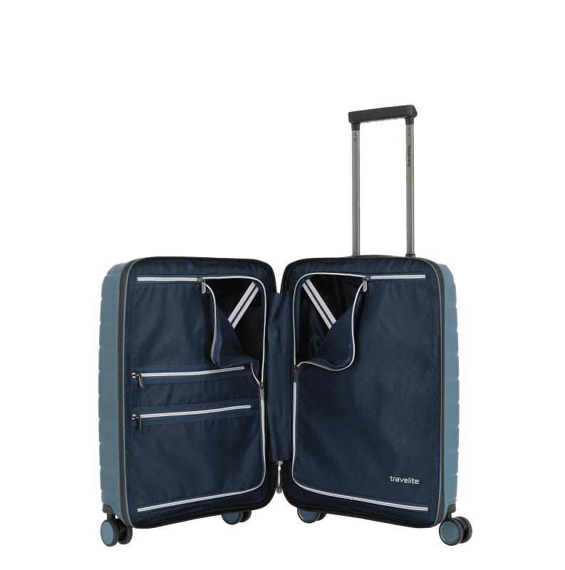 Travelite Air Base Laptopfront Kabinväska 55 cm - Blå/grå - Travels And Bags
