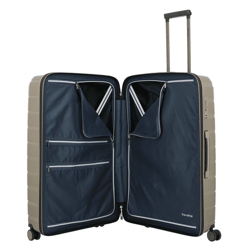 Travelite Air Base Stor Resväska 77 cm - Champagne - Travels And Bags