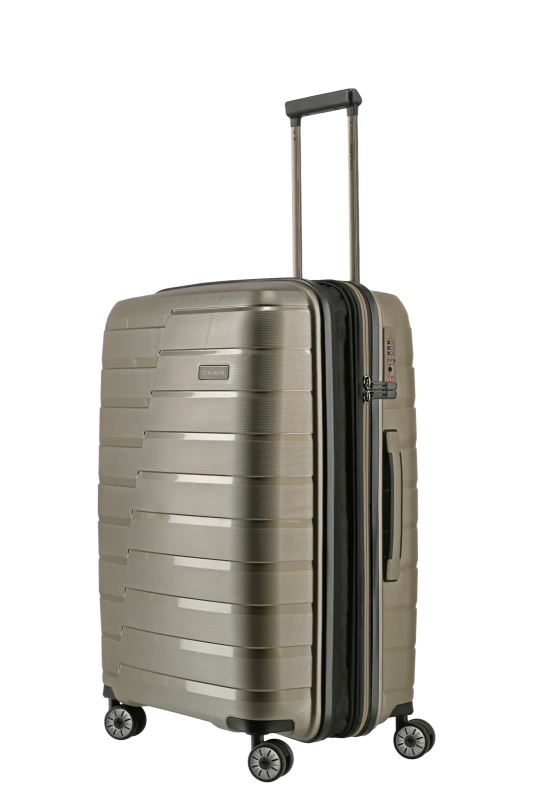 Travelite Air Base Mellanstor Resväska 66 cm - Champagne - Travels And Bags