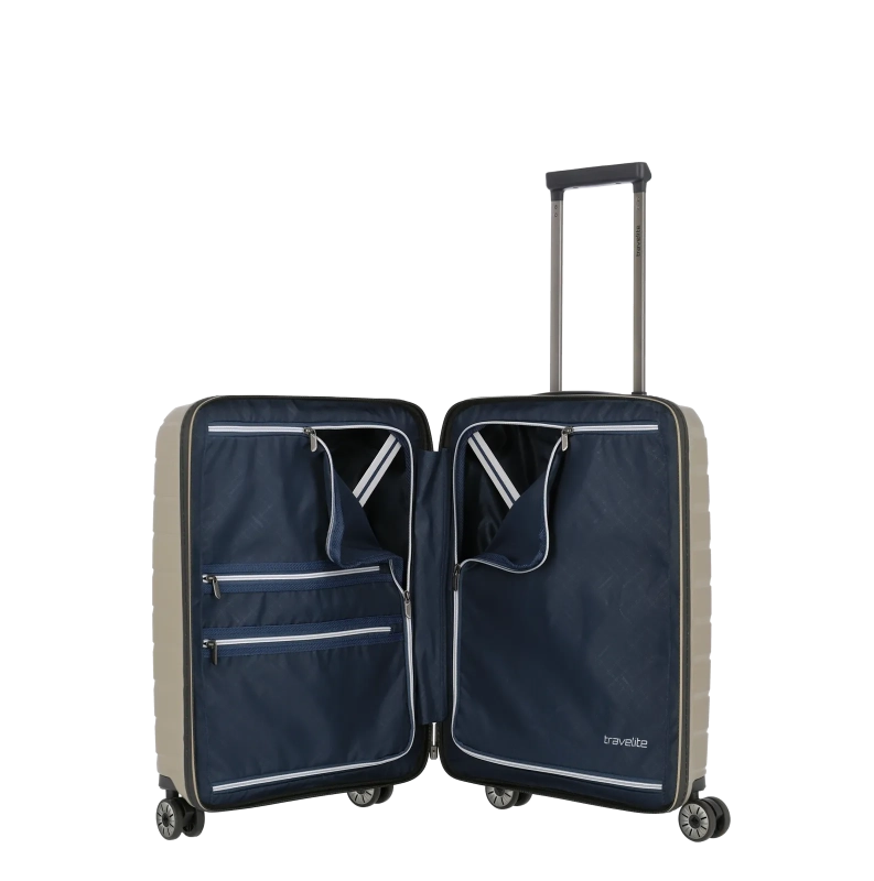 Travelite Air Base Laptopfront Kabinväska 55 cm - Champagne - Travels And Bags