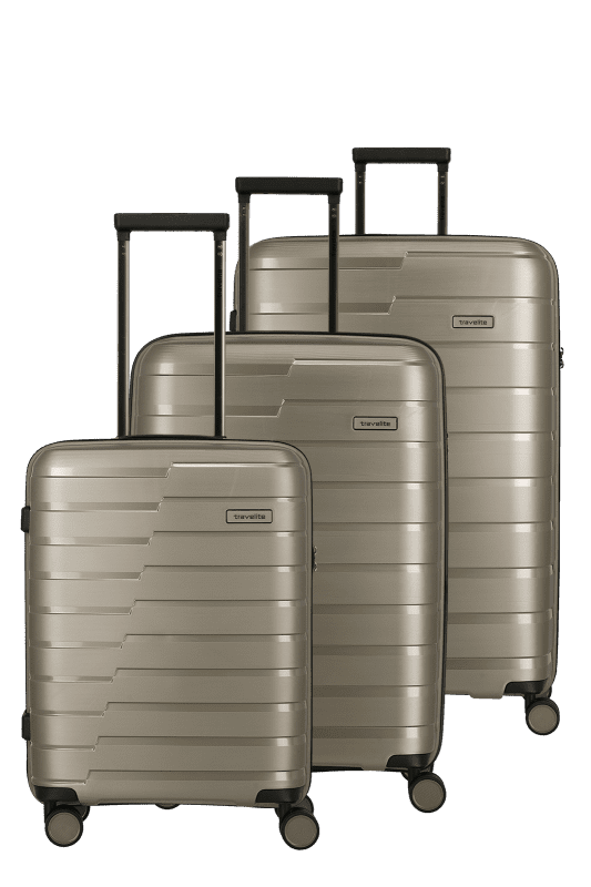 Travelite Air Base Resväska 3-pack - Champagne - Travels And Bags