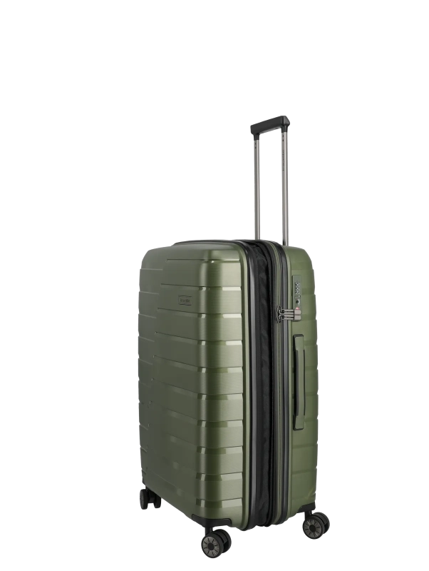Travelite Air Base Mellanstor Resväska 66 cm - Grön - Travels And Bags