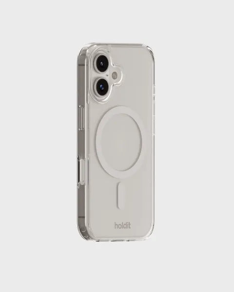 Holdit Telefonskal MagSafe iPhone 16 Plus - Transparent/Vit - Travels And Bags