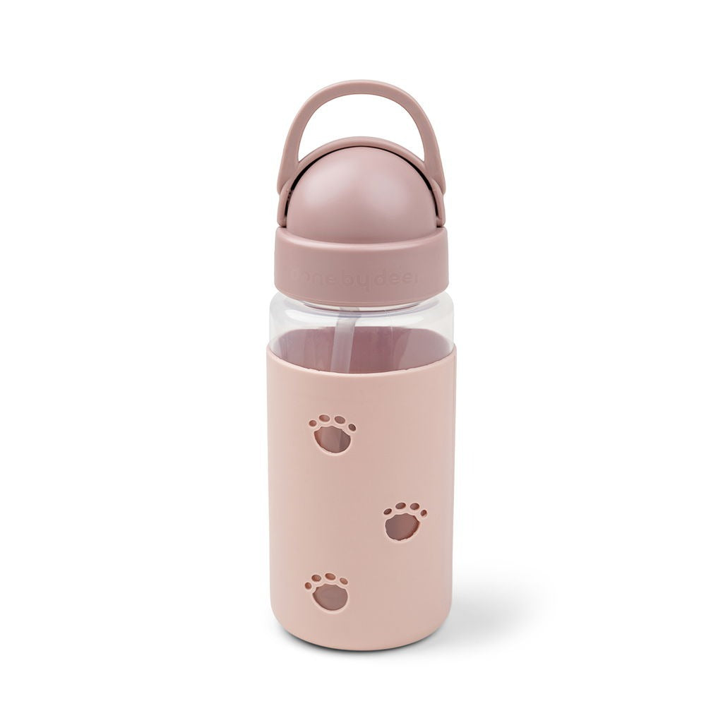 Done By Deer Easy-grip Straw Bottle - Elphee Rosa Done By Deer