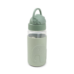Done By Deer Easy-grip Straw Bottle - Elphee Grön