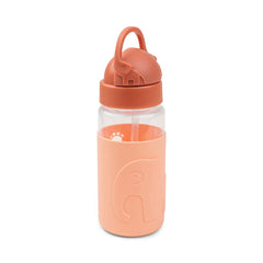 Done By Deer Easy-grip Straw Bottle - Elphee Orange