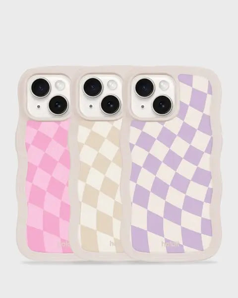 Holdit Print Pack iPhone 15/14/13 - Checkered - Travels And Bags
