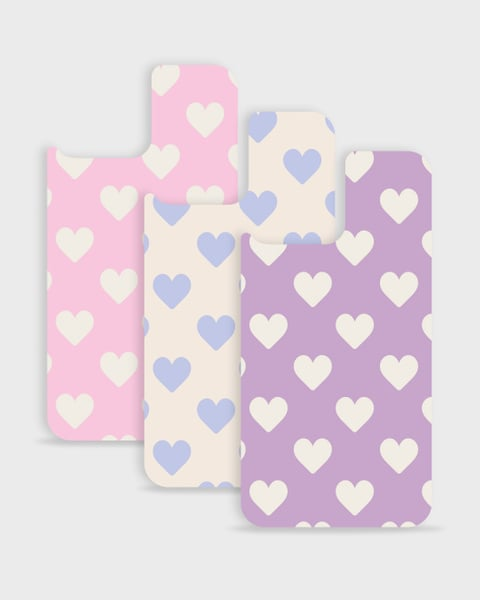 Holdit Print Pack iPhone 15 Pro / 14 Pro - Heart - Travels And Bags