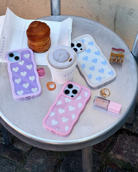 Holdit Print Pack iPhone 15 Pro / 14 Pro - Heart - Travels And Bags