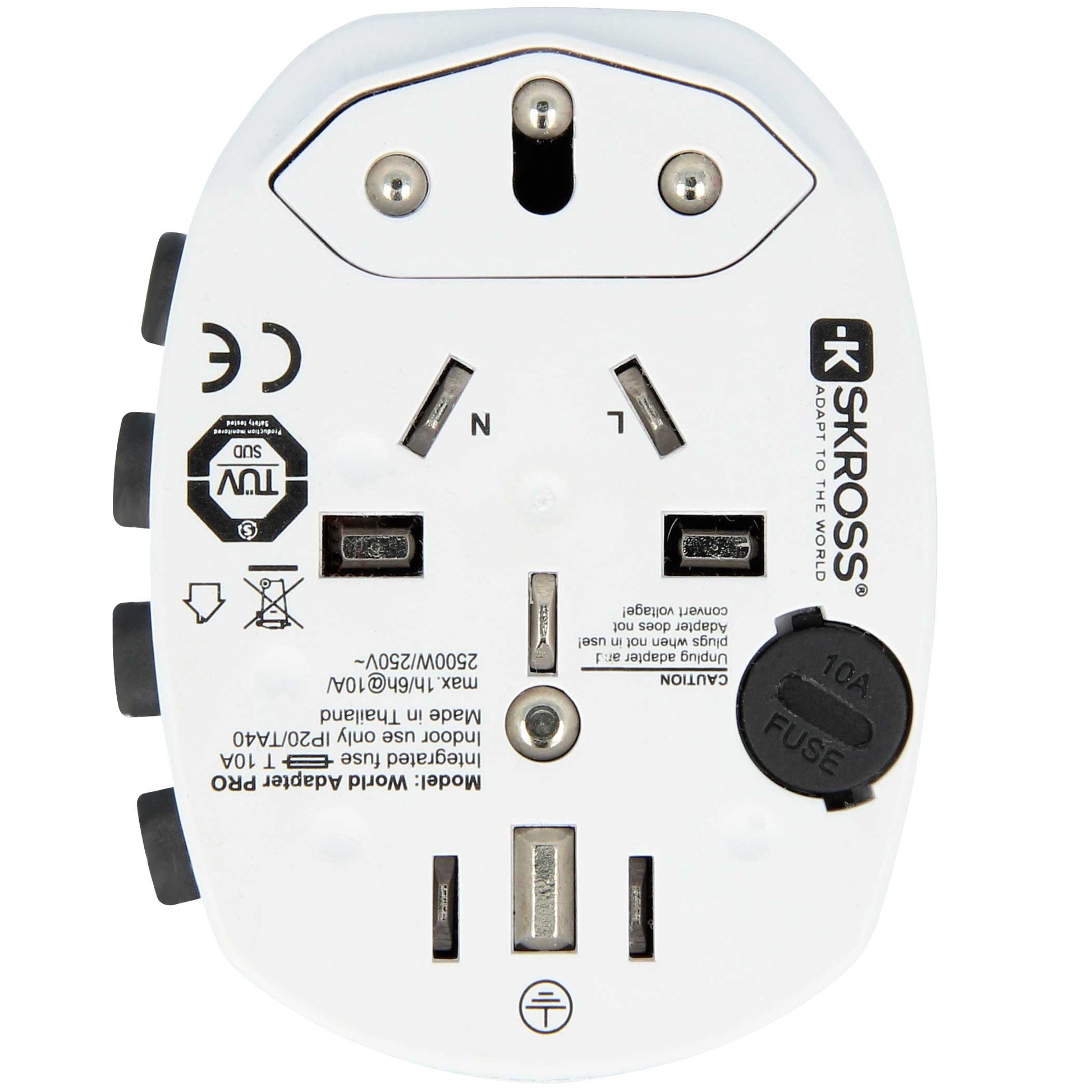 SKROSS - Världsreseadapter  PRO World Jordad - Travels And Bags
