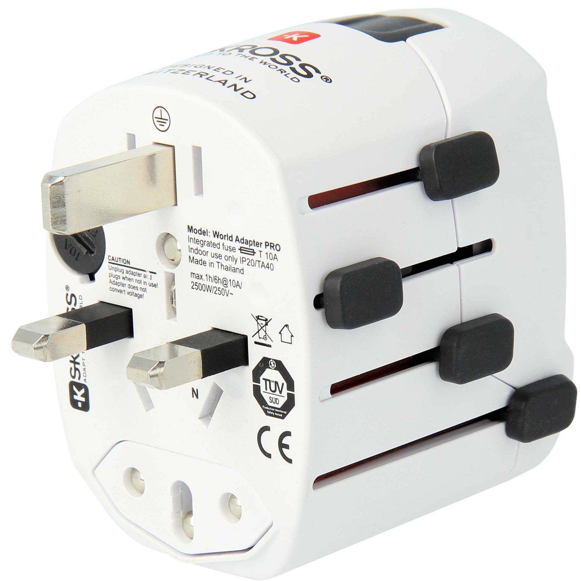 SKROSS - Världsreseadapter  PRO World Jordad - Travels And Bags