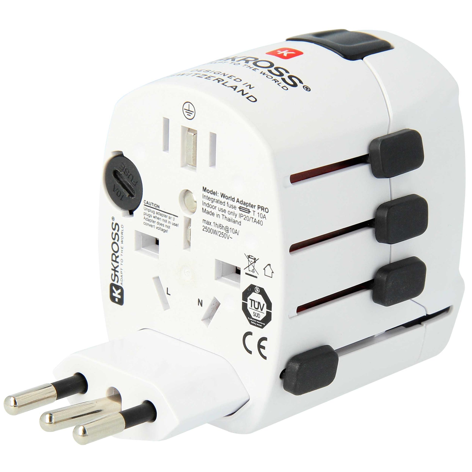 SKROSS - Världsreseadapter  PRO World Jordad - Travels And Bags