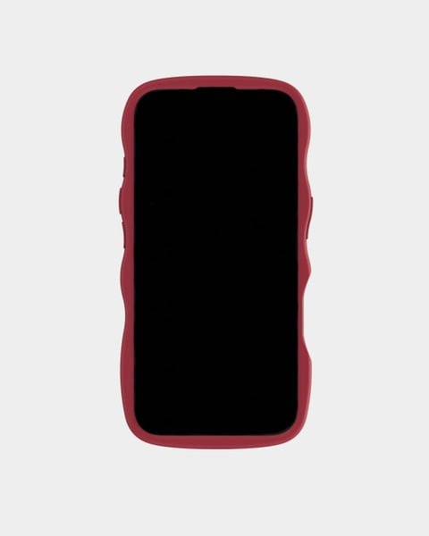 Holdit Telefonskal Wavy iPhone 16 - Röd - Travels And Bags