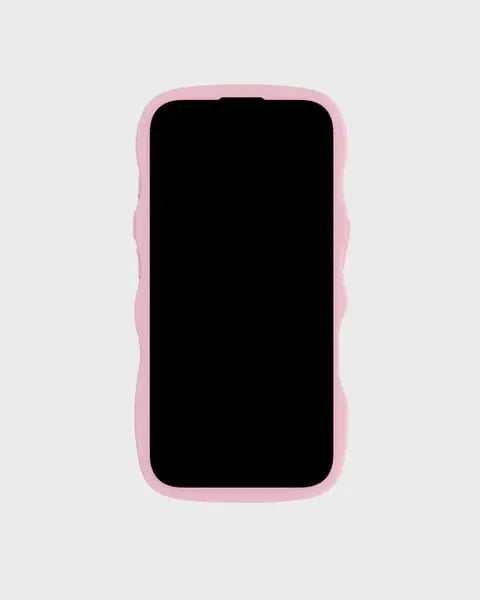 Holdit Telefonskal Wavy iPhone 16 - Rosa/Transparent - Travels And Bags