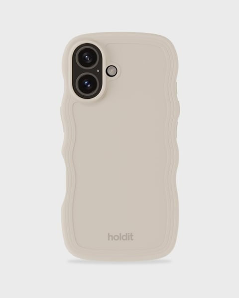 Holdit Telefonskal Wavy iPhone 16 - Beige - Travels And Bags