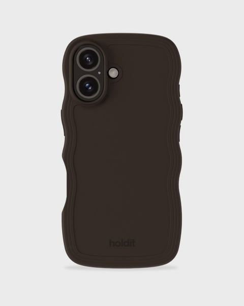 Holdit Telefonskal Wavy iPhone 16 - Brun - Travels And Bags