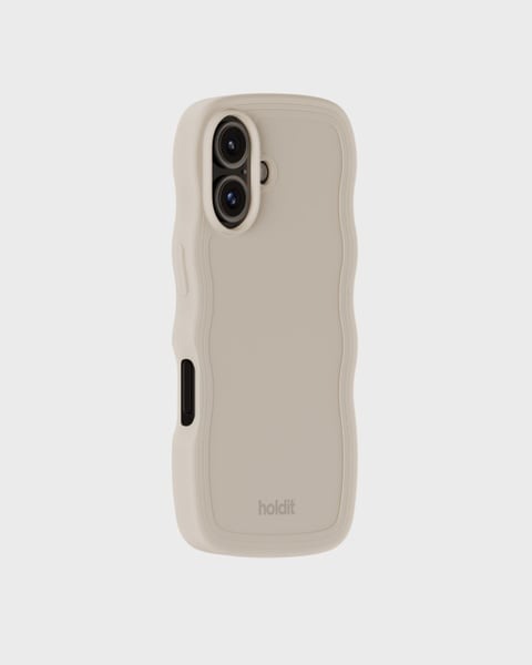 Holdit Telefonskal Wavy iPhone 16 - Beige - Travels And Bags