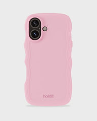 Holdit Telefonskal Wavy iPhone 16 - Rosa