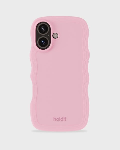 Holdit Telefonskal Wavy iPhone 16 Plus - Rosa - Travels And Bags