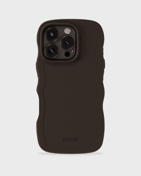 Holdit Telefonskal Wavy iPhone 16 Pro - Brun - Travels And Bags