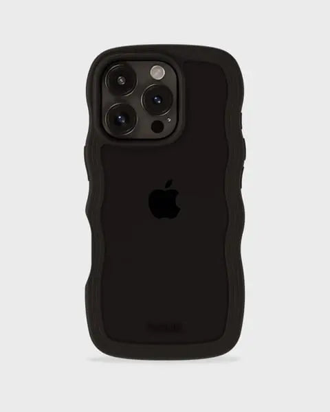 Holdit Telefonskal Wavy iPhone 16 Pro - Svart/Transparent - Travels And Bags