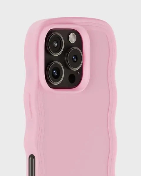 Holdit Telefonskal Wavy iPhone 16 Pro - Rosa - Travels And Bags