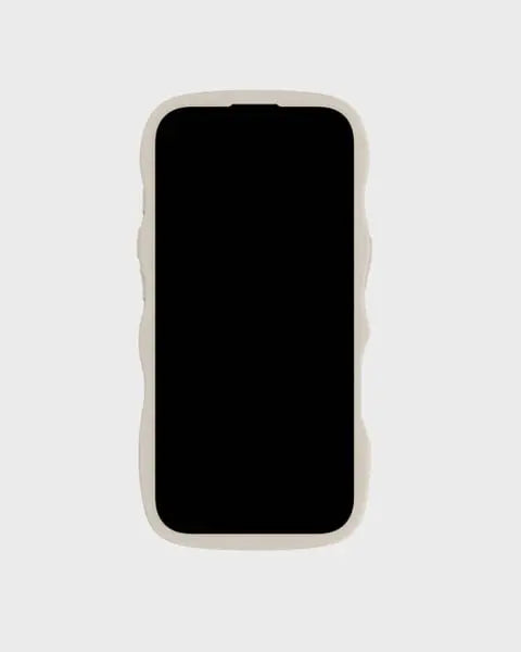 Holdit Telefonskal Wavy iPhone 16 Pro Max - Beige/Transparent - Travels And Bags