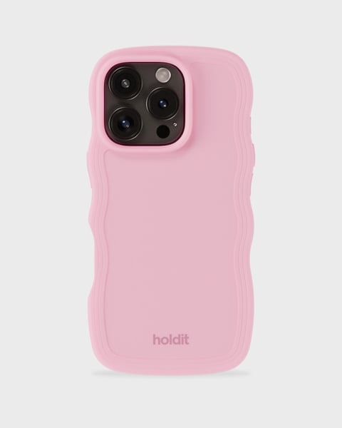 Holdit Telefonskal Wavy iPhone 16 Pro Max - Rosa - Travels And Bags