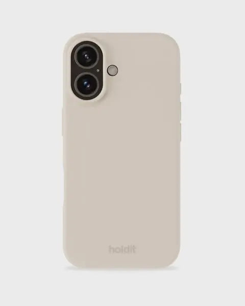 Holdit Telefonskal Silicone iPhone 16 - Beige - Travels And Bags