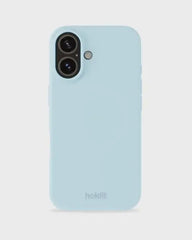 Holdit Telefonskal Silicone iPhone 16 - Ljusblå