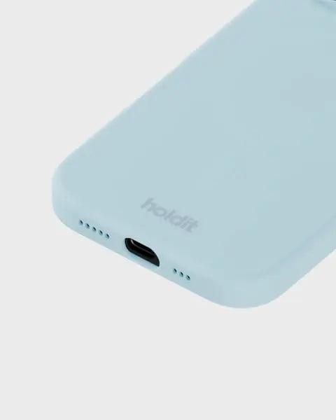 Holdit Telefonskal Silicone iPhone 16 - Ljusblå - Travels And Bags