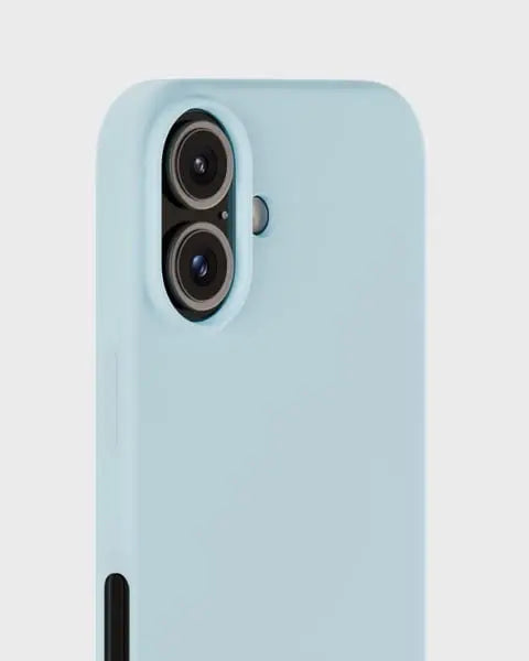 Holdit Telefonskal Silicone iPhone 16 - Ljusblå - Travels And Bags