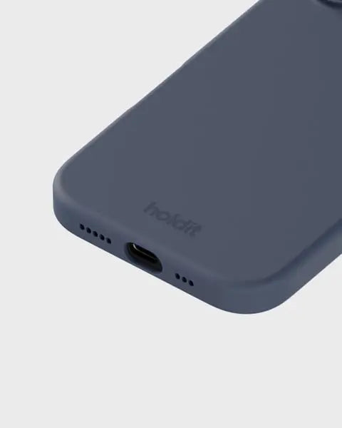 Holdit Telefonskal Silicone iPhone 16 - Marinblå - Travels And Bags