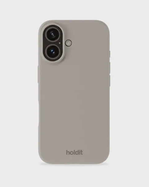 Holdit Telefonskal Silicone iPhone 16 - Taupe - Travels And Bags