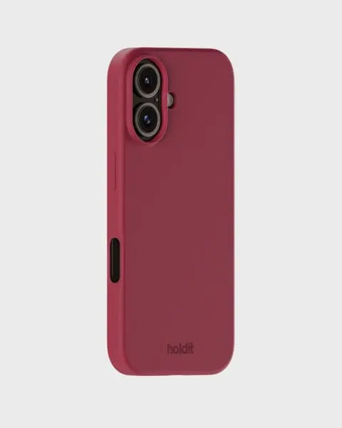Holdit Telefonskal Silicone iPhone 16 - Röd - Travels And Bags